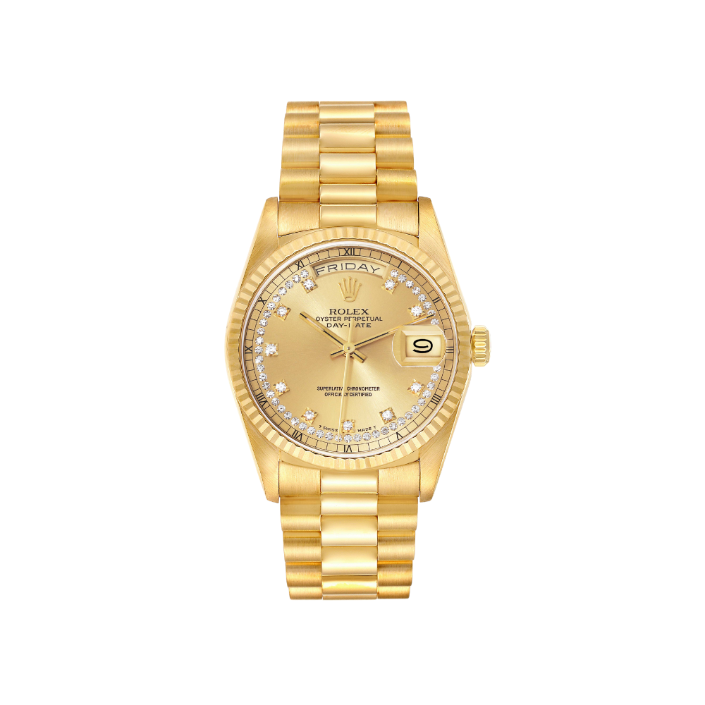 Rolex Day-Date 36 Ref. 18238 Diamond Dial