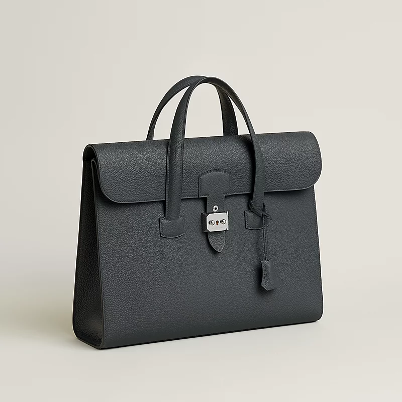 Hermes Sac A Depeches Light 1-36 Briefcase - Image 2